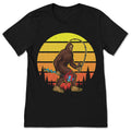Bigfoot Sasquatch Yeti Big Foot Ice Fishing T-Shirt, Winter product image 1
