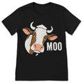 Moo Cows Shirt | Cow Lover Adults Kids Cute Funny T-shirt product image 1