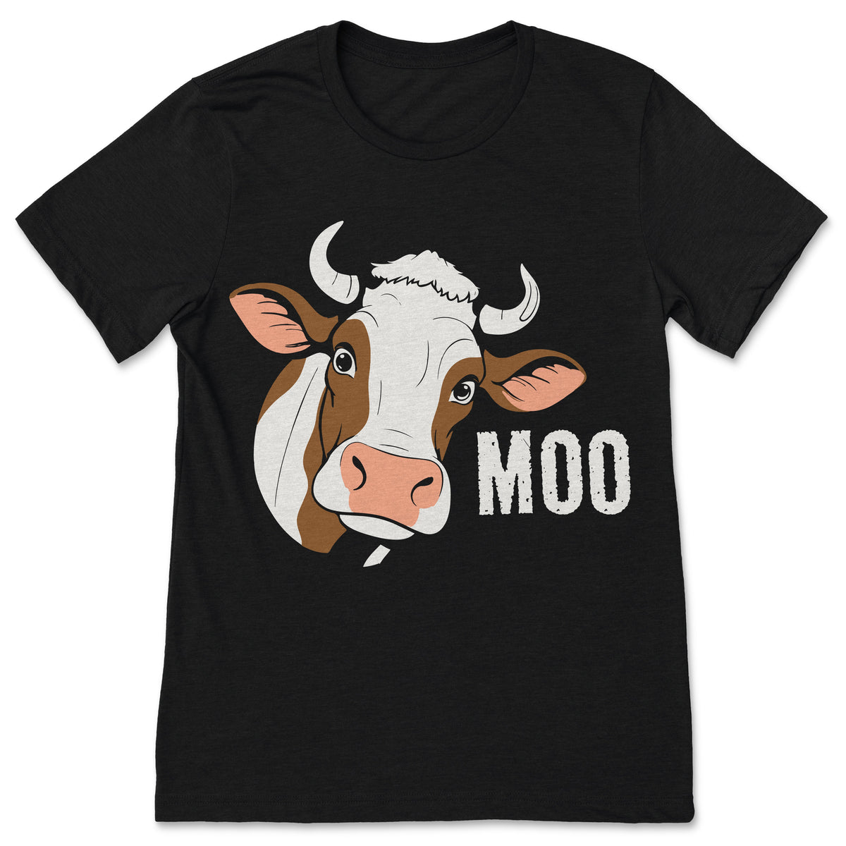 Moo Cows Shirt | Cow Lover Adults Kids Cute Funny T-shirt product image 1