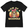 Basset-hound Shirt Gifts Mom Of A Basshole Funny Womens product image 1