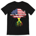 American Flag Senegalese Roots Senegal T-Shirt product image 1