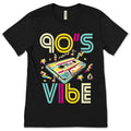 90s Old School Vibes Funny Cassette T-Shirt, Vintage Retro product image 1