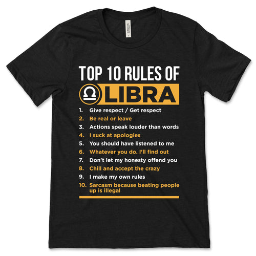 10 Rules of Libra Horoscope Zodiac Astrological Sign product image 1