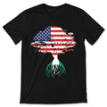 American Flag Nigerian Roots Nigeria T-Shirt, Nigerians product image 1