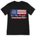 We The People 1776 Vintage USA Flag T-Shirt, United States product image 1