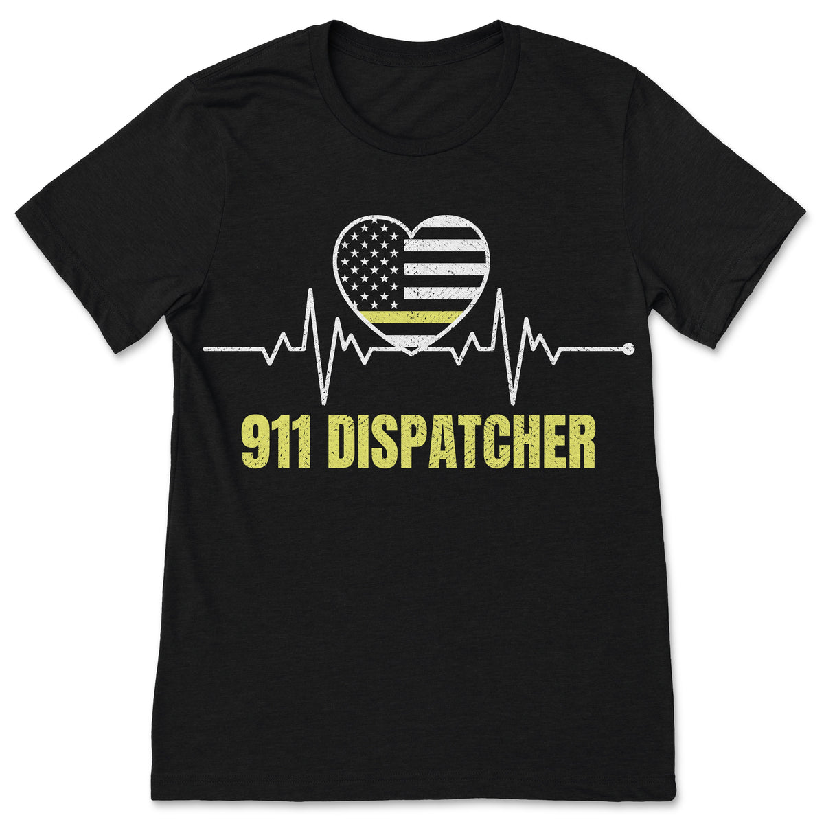 911 Dispatcher Dispatch T-Shirt, American Flag Gift product image 1