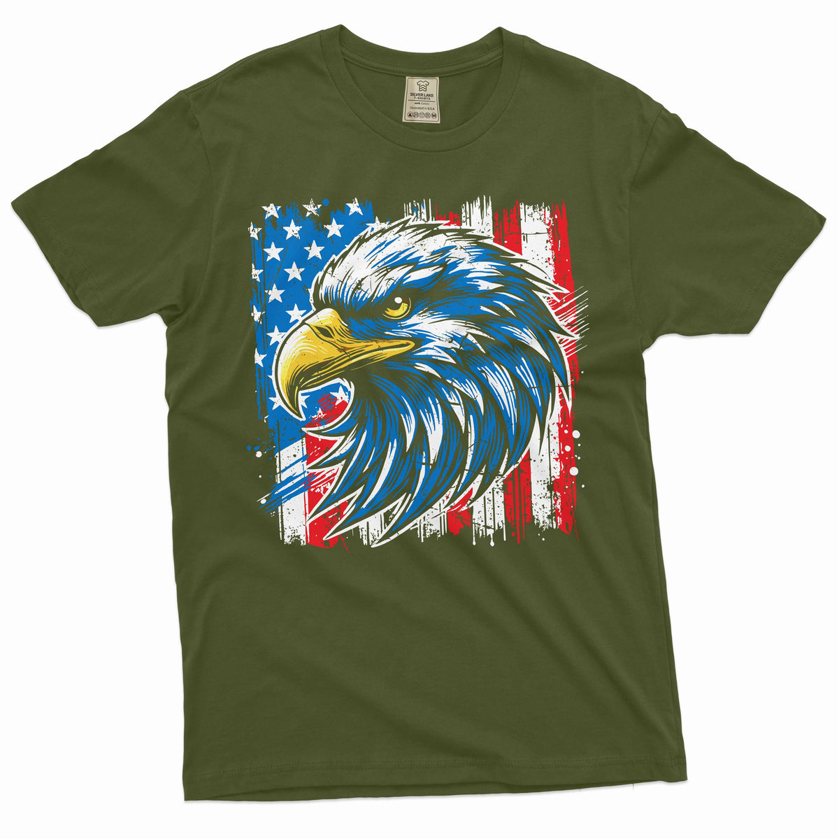 Men's patriotic USA T-shirt US flag tee shirt 4th of July product image 4