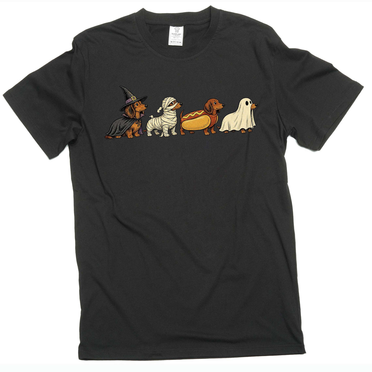 Halloween Dachshund Shirt Funny Wiener Dog Costumes Spooky product image 1