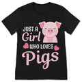 Just A Girl Who Loves Pigs Farm Farming Animal Farmer Lover product image 1