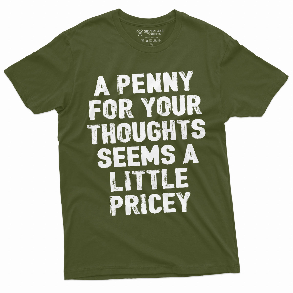 funny sarcastic sarcasm shirt penny for your thoughts seems product image 1