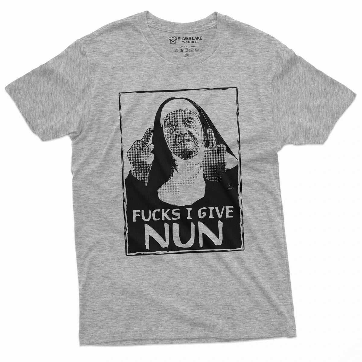 Men's Funny Shirt Nun F*CKS I Give Humorous Gifts Unholy product image 5