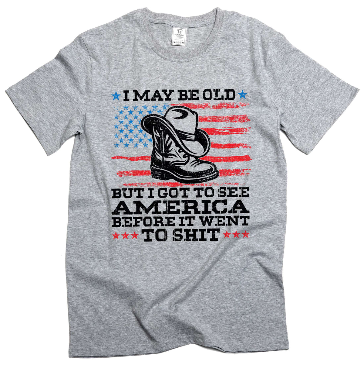 Men's USA Patriotic T-shirt I Got To See America Tee US product image 5
