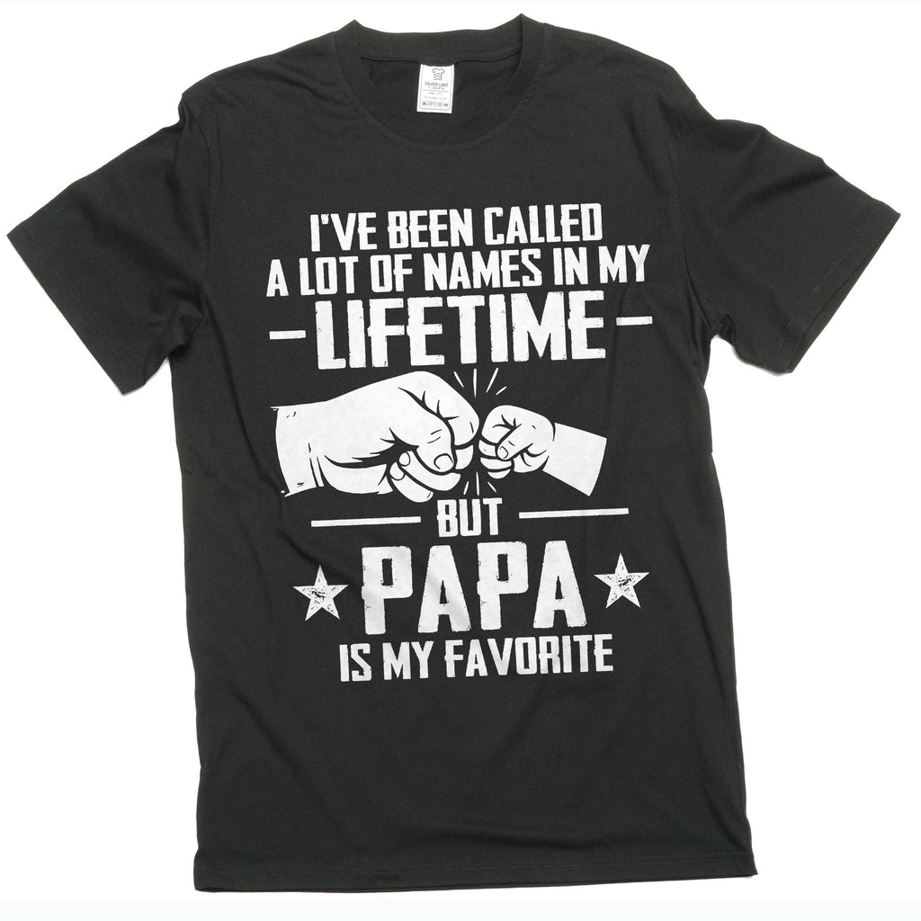 Men's papa T-shirt grandpa dad father grandkids father's product image 2
