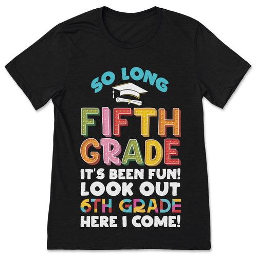 5th Graduation Grade Class School Graduate Gifts T-Shirt product image 1