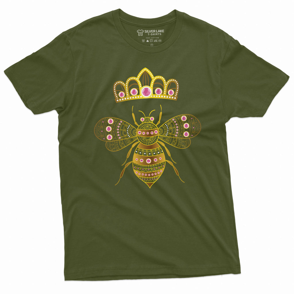Queen Bee T-shirt Honey B Tee Shirt with Crown popular product image 4