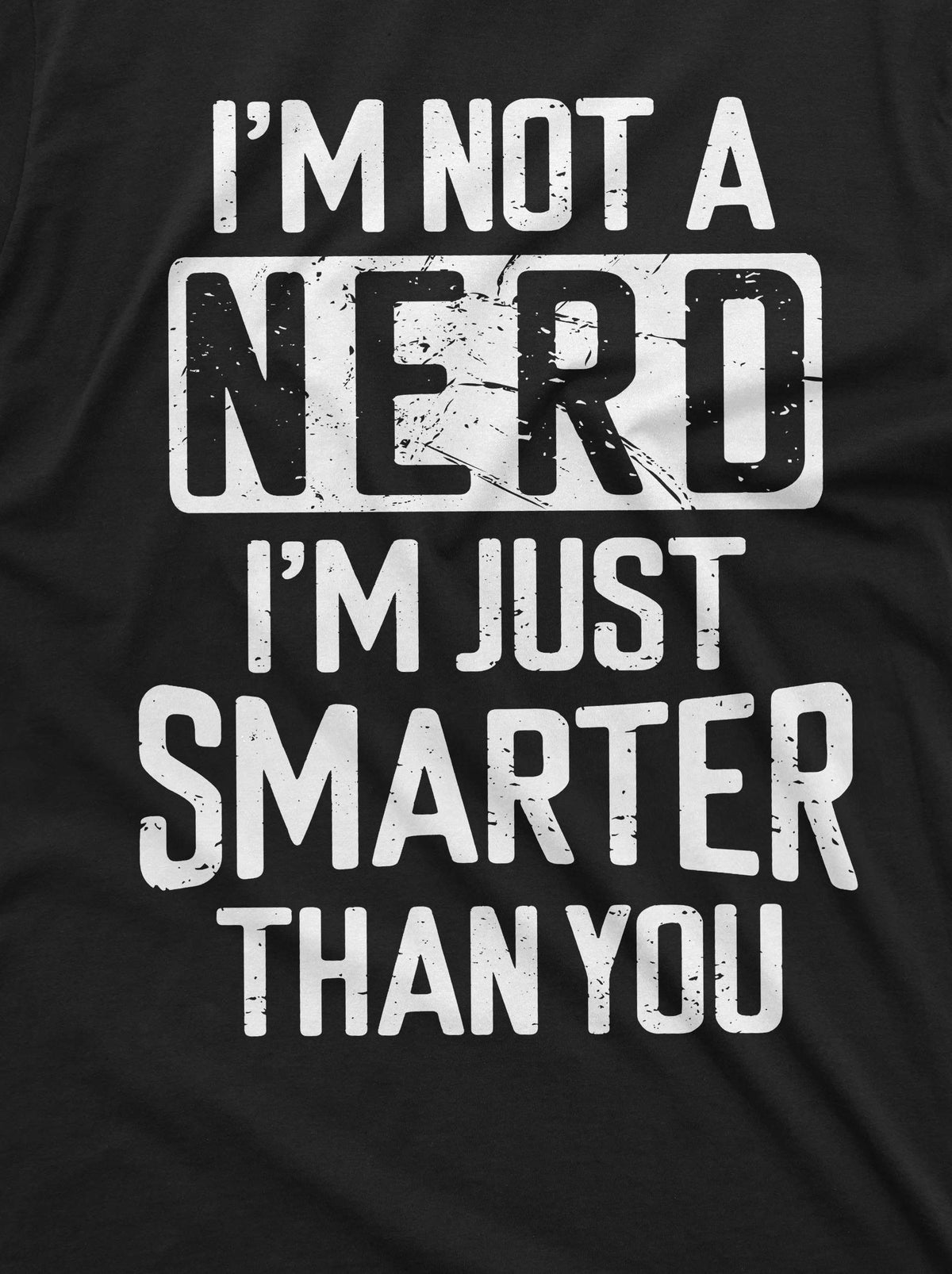 Men's Funny Nerd T-shirt Smart person saying humorous tee product image 2