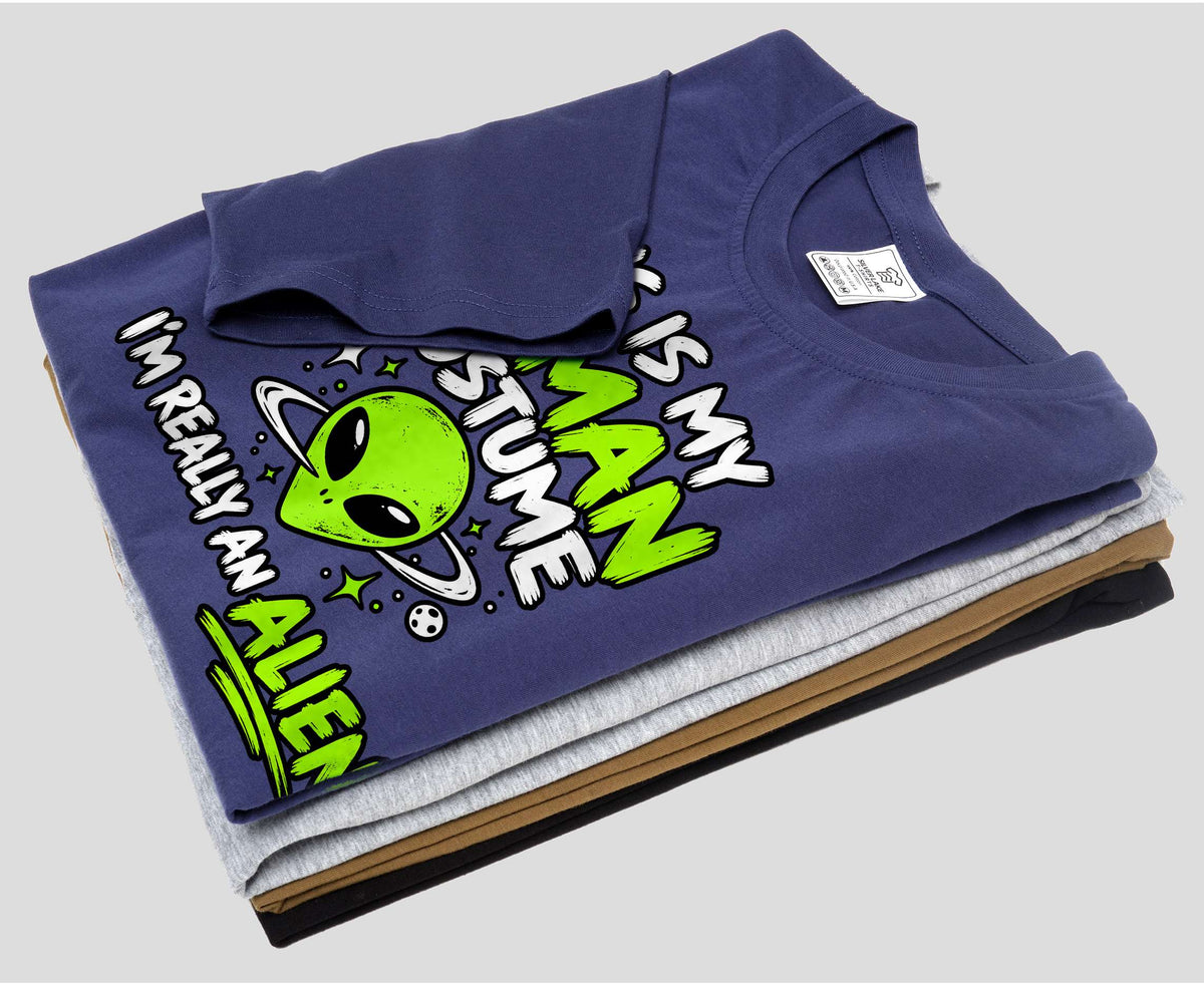 This Is My Human Costume Shirt Funny Alien Halloween product image 5