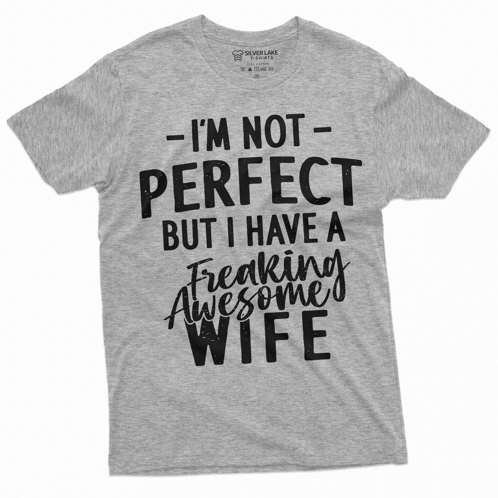 Men's Funny I have Awesome Wife T-shirt Valentine's Day product image 5