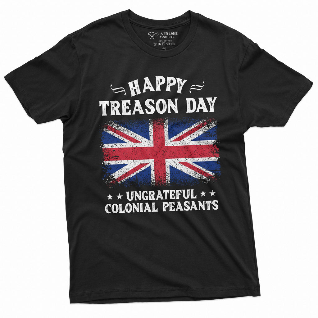 4th of July Funny Happy Treason Day T-shirt Humor Cool product image 1