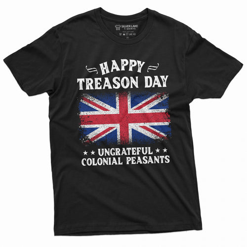 4th of July Funny Happy Treason Day T-shirt Humor Cool product image 1