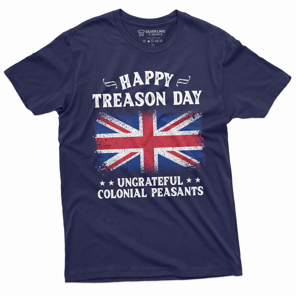 4th of July Funny Happy Treason Day T-shirt Humor Cool product image 5