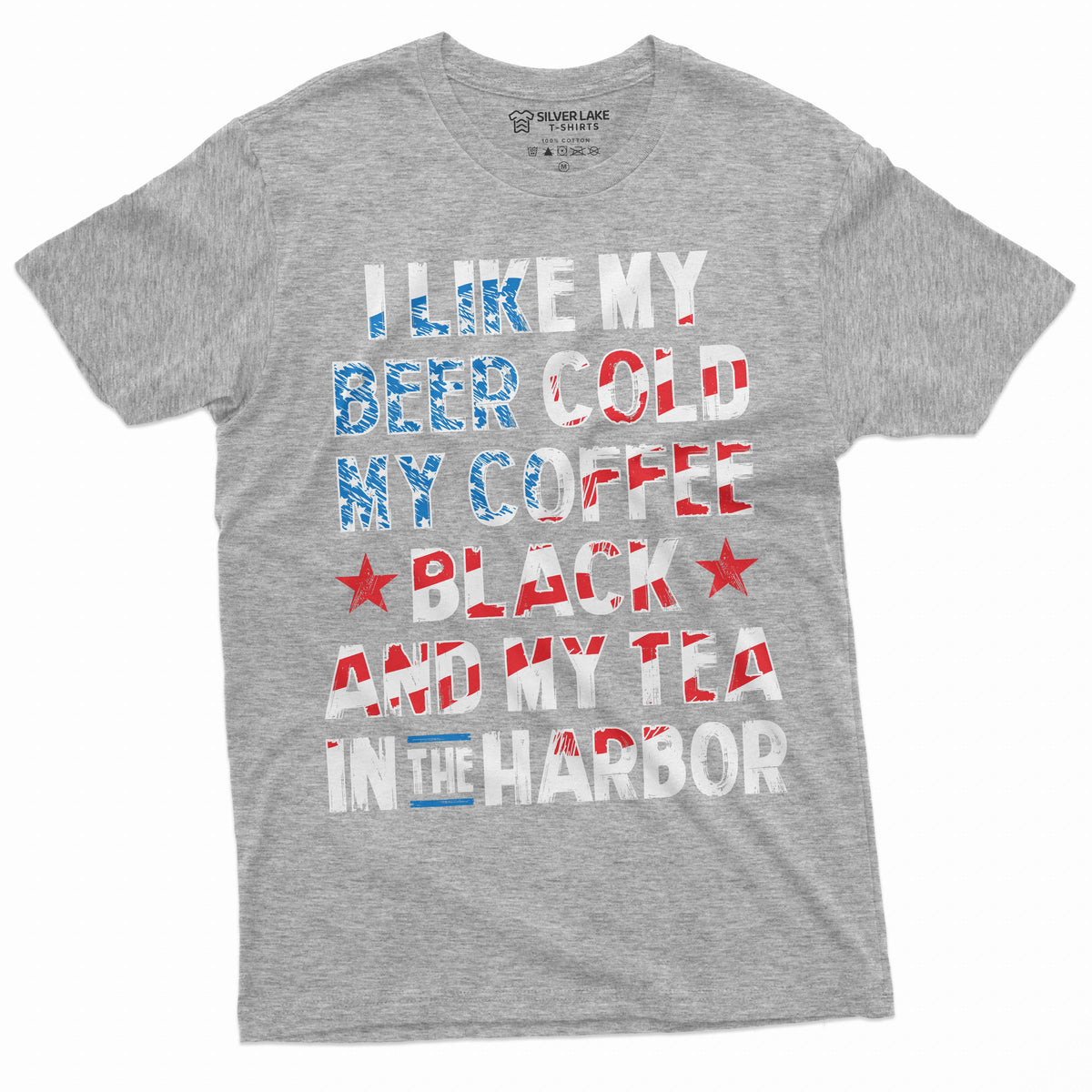 4th of July funny shirt cold beer black coffee tea in the product image 5
