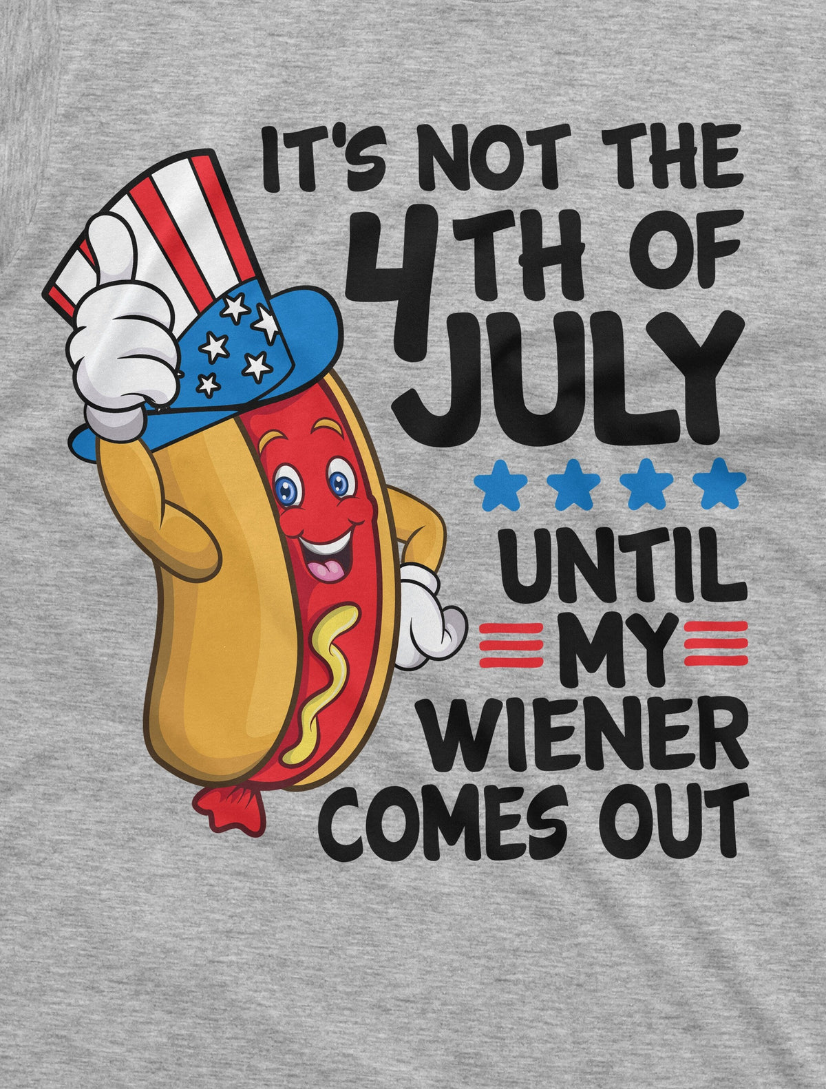 4th of July Funny Wiener T-shirt Partying Grilling Fourth product image 6