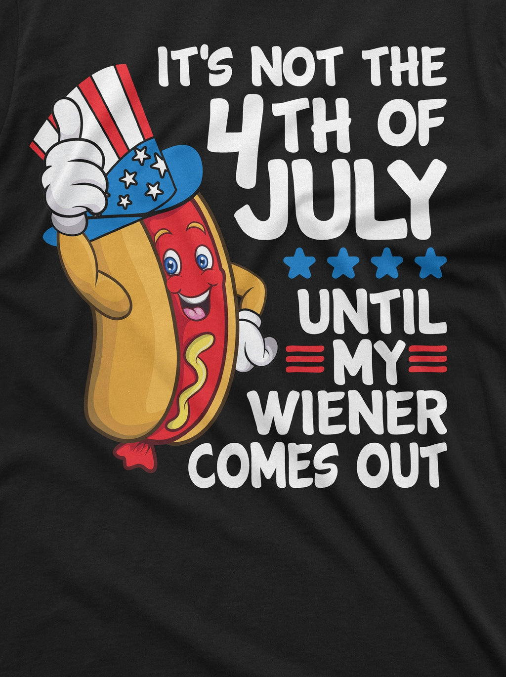 4th of July Funny Wiener T-shirt Partying Grilling Fourth product image 2