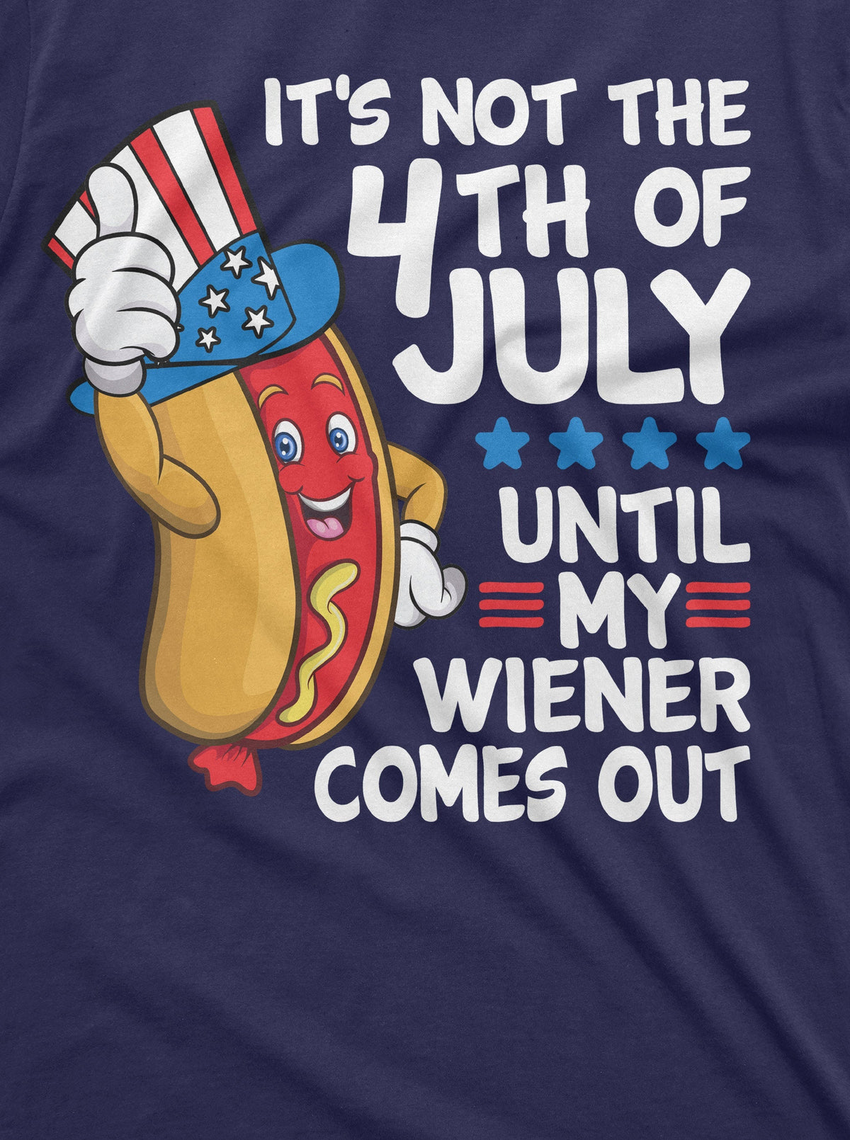 4th of July Funny Wiener T-shirt Partying Grilling Fourth product image 7