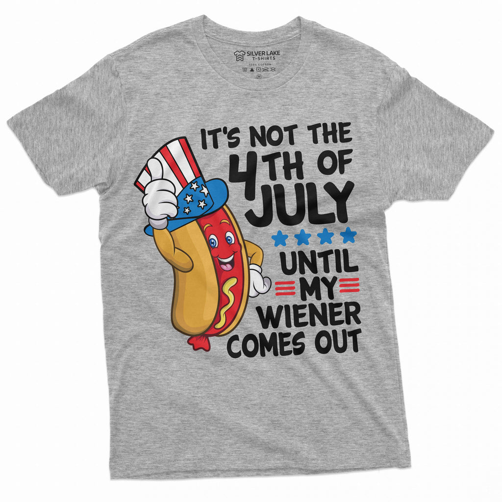 4th of July Funny Wiener T-shirt Partying Grilling Fourth product image 5