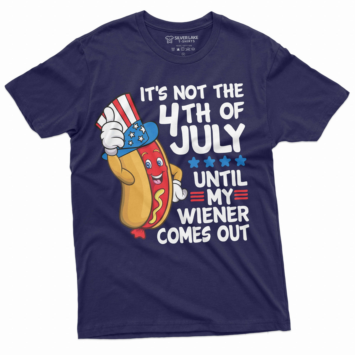 4th of July Funny Wiener T-shirt Partying Grilling Fourth product image 3