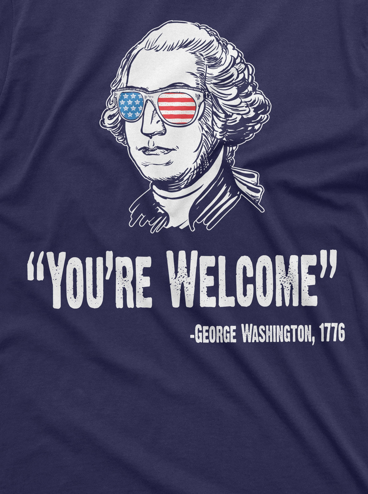 4th of July Mens tee Shirt Funny George Washington Quote We product image 2