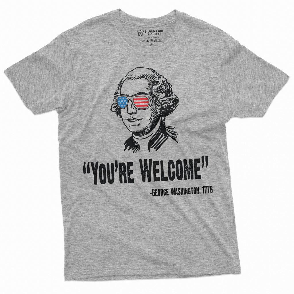 4th of July Mens tee Shirt Funny George Washington Quote We product image 11