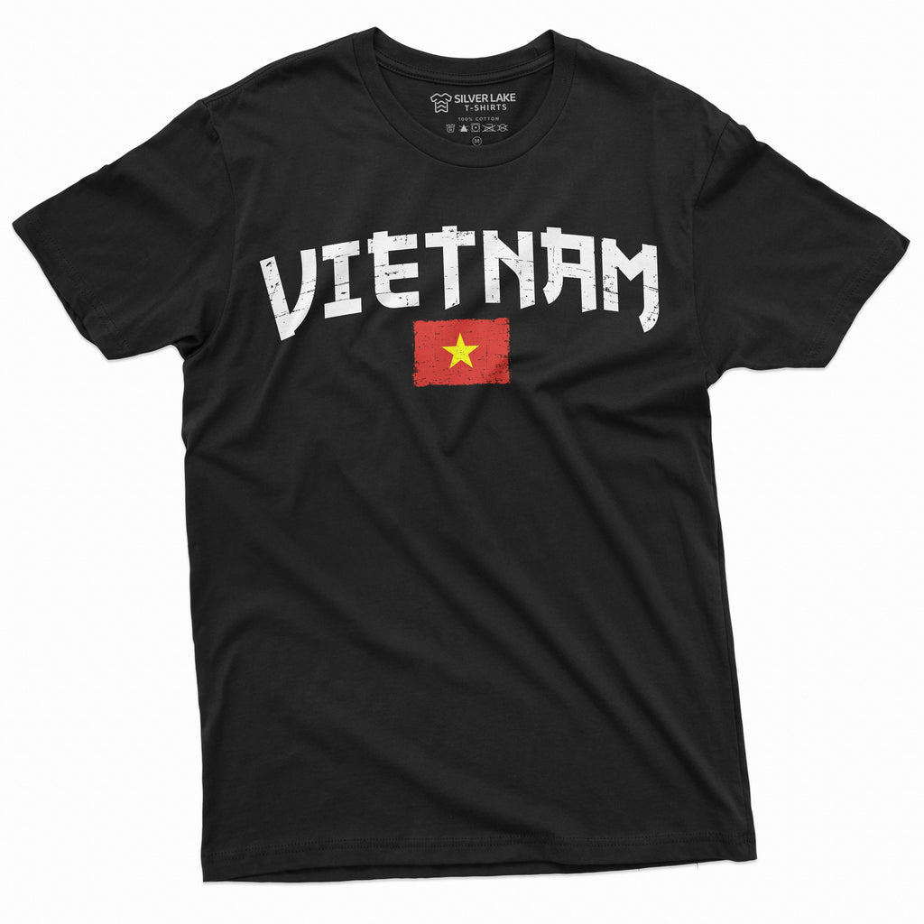 Men's Vietnam T-shirt Vietnamese Flag Coat of Arms TeeShirt product image 1