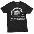Book Lover shirt Abibliophobia fear of running out of books product image 1
