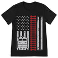 Train T-Shirt, T Shirts, Railroad Shirt, Gifts for Men product image 1