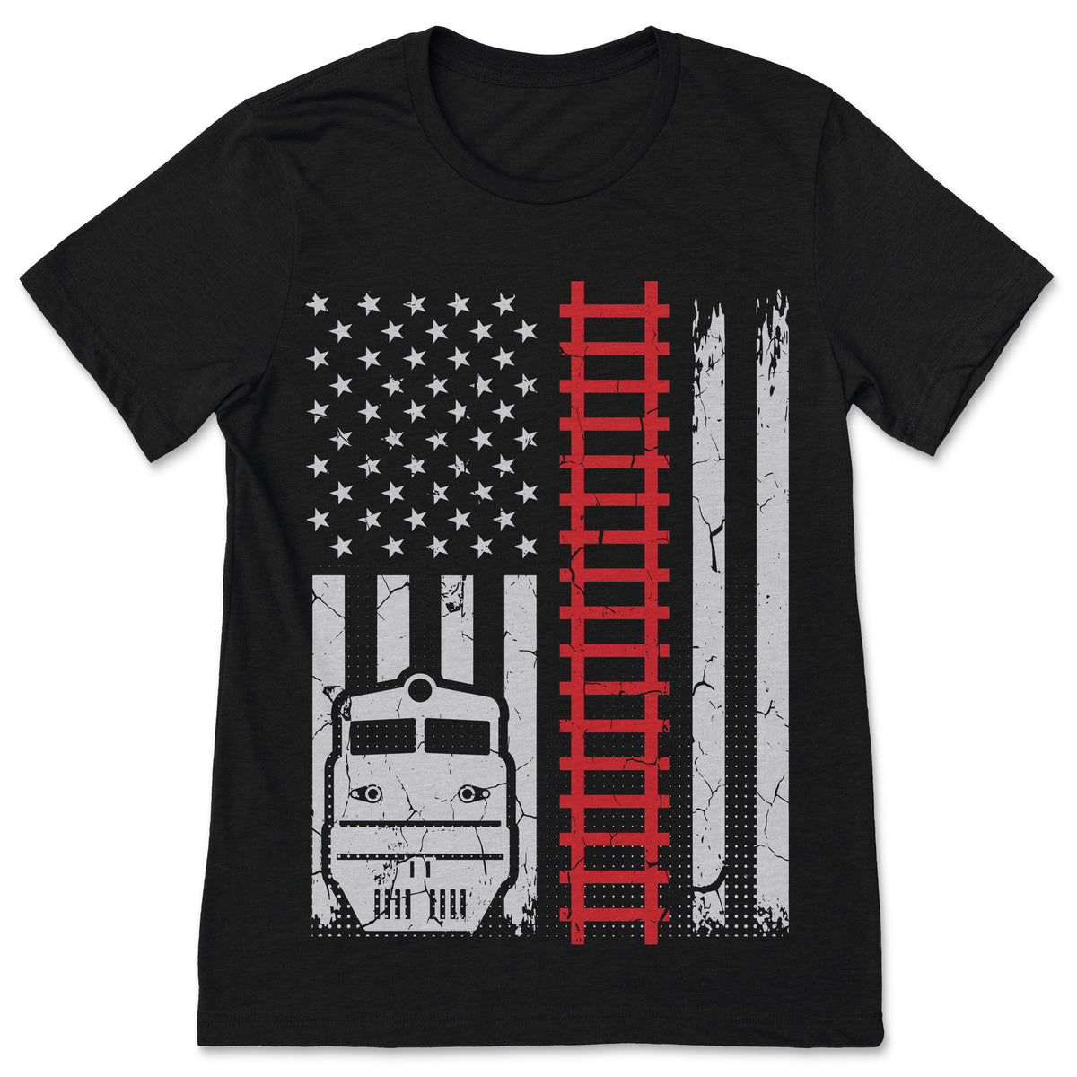 Train T-Shirt, T Shirts, Railroad Shirt, Gifts for Men product image 1
