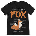 Anatomy Of A Fox Funny T-Shirt, Red Foxes Lovers, Adorable product image 1