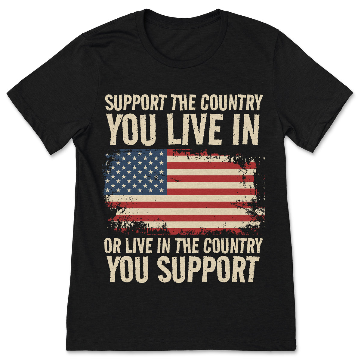 American Flag Shirt Support The Country You Live In product image 1