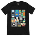 80s Old School Vibes Funny Cassette T-Shirt, Vintage Retro product image 1
