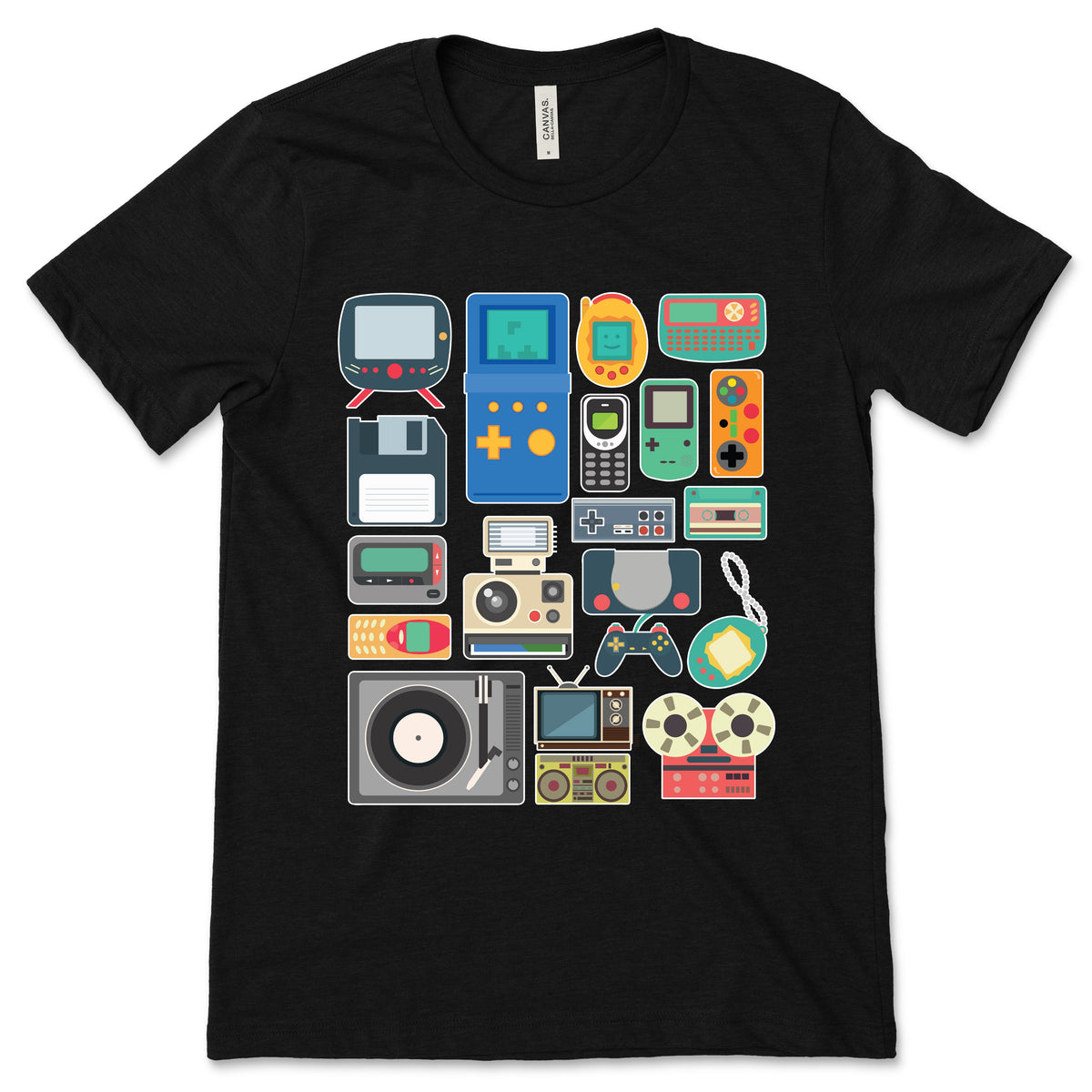 80s Old School Vibes Funny Cassette T-Shirt, Vintage Retro product image 1