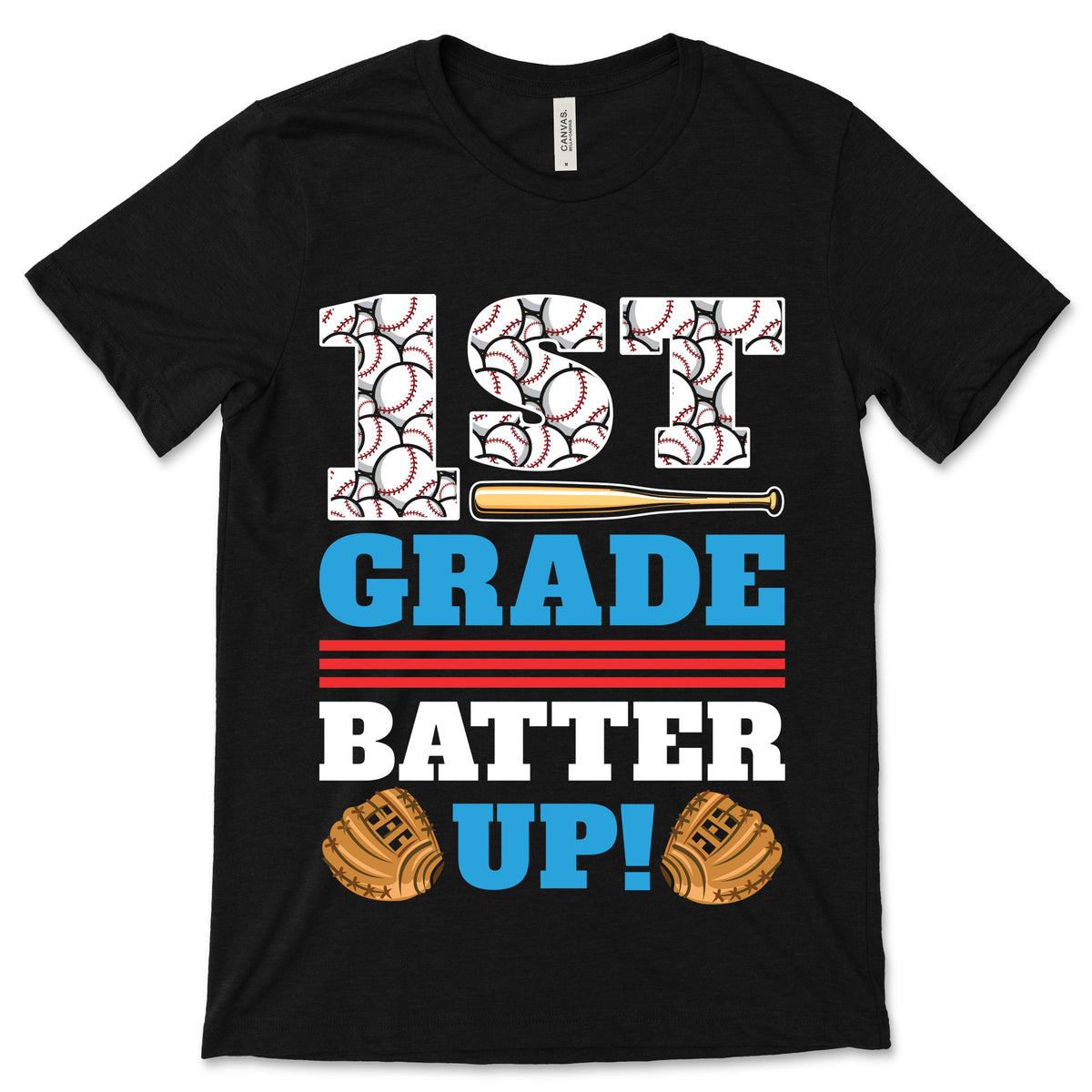 1st Grade Batter Up Baseball Catchers Sports Fans Playing product image 1