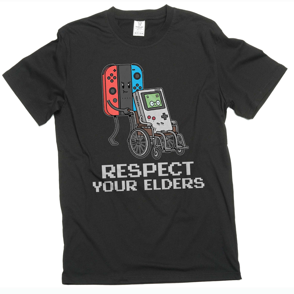 Men's funny video gaming classic gamer T-shirt respect your product image 1