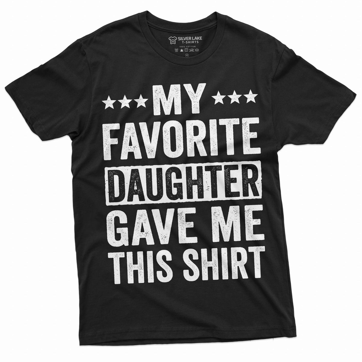 Men's favorite daughter gave me this T-shirt Father's day product image 1