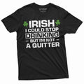 Funny Drinking shirt St Patricks day T-shirt Stop I am not product image 1