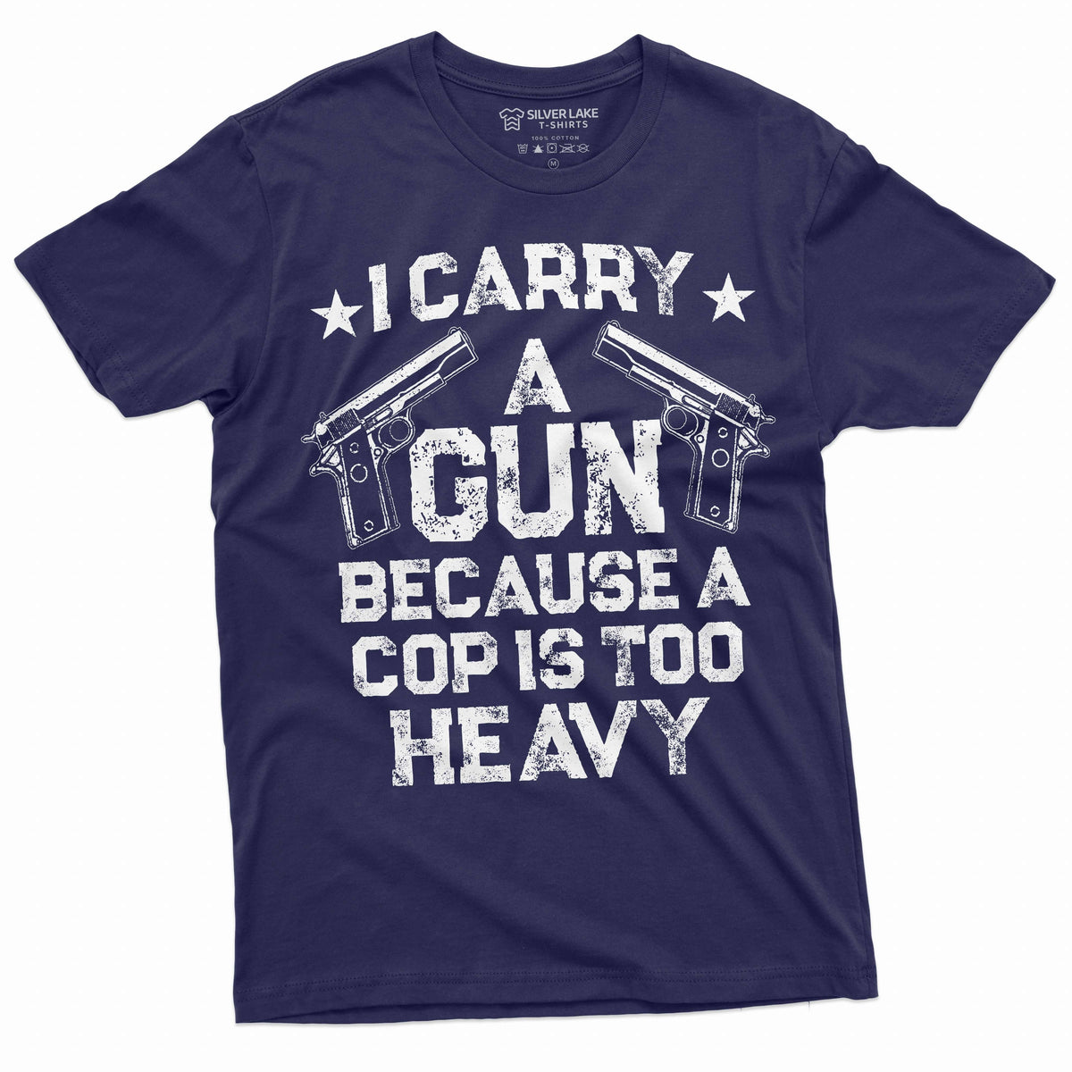 Gun Enthusiast Shirt I Carry A Because A Cop Is Too Heavy product image 3