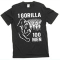 100 Men vs 1 Gorilla Internet Meme T-shirt Challenge tee product image 1
