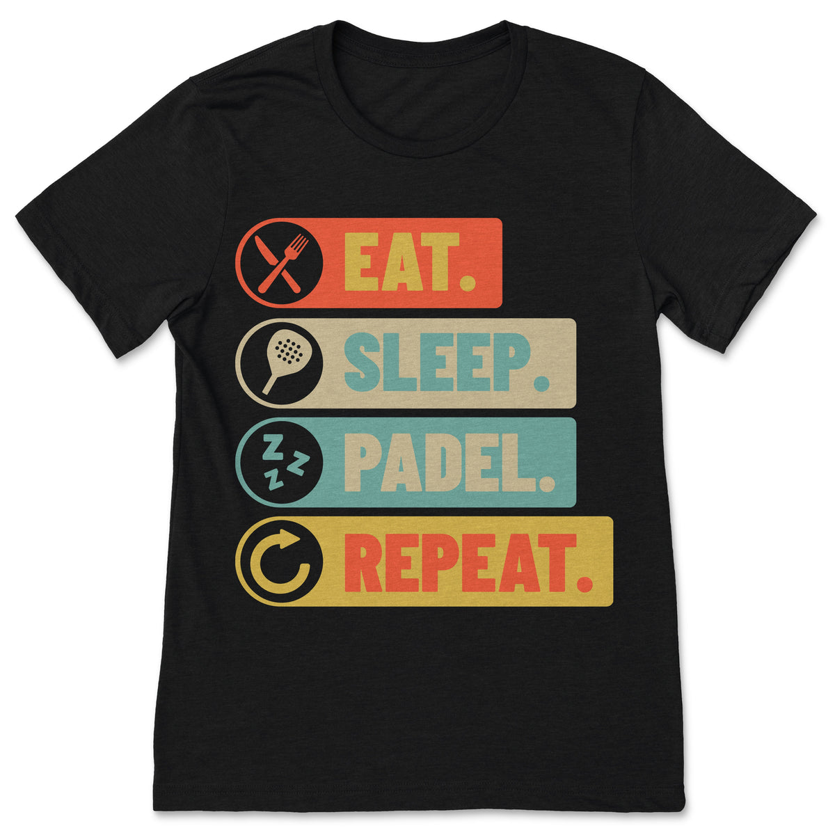 Eat Sleep Padel Repeat Vintage Player Funny Tournament product image 1