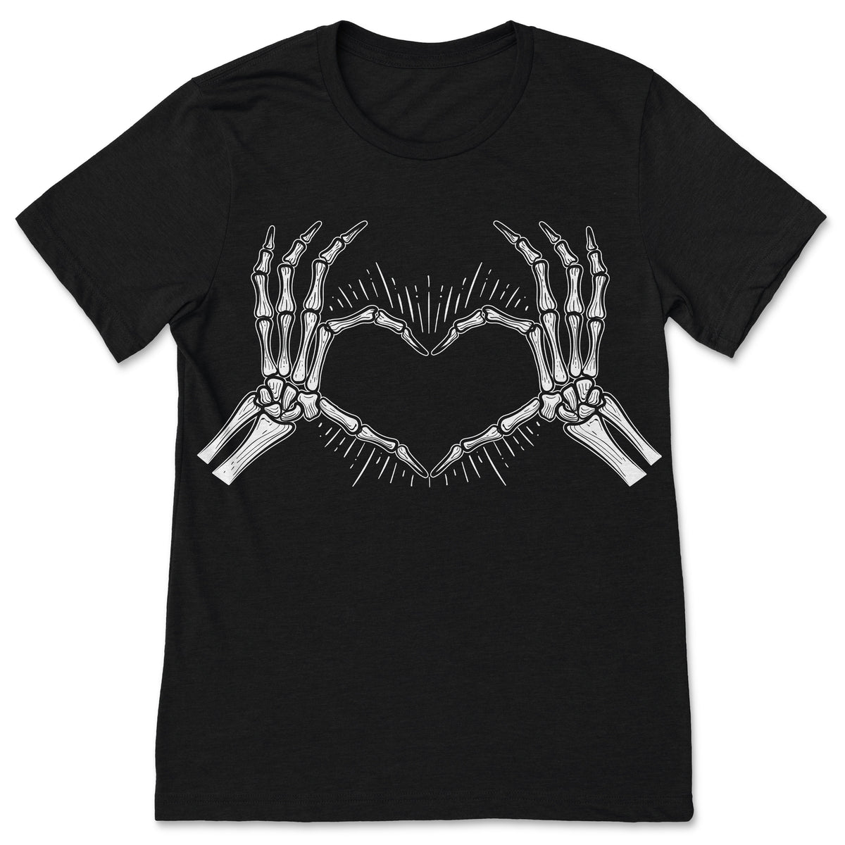Skeleton Lovers Love Skull T-Shirt Funny Goth Horror product image 1