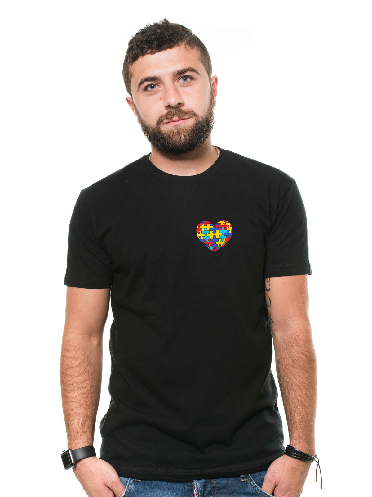 Autism Day Tee shirt awareness heart love for him her product image 2